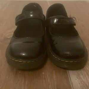 Black patent Doc Marten maryjanes Girls US SIZE 2